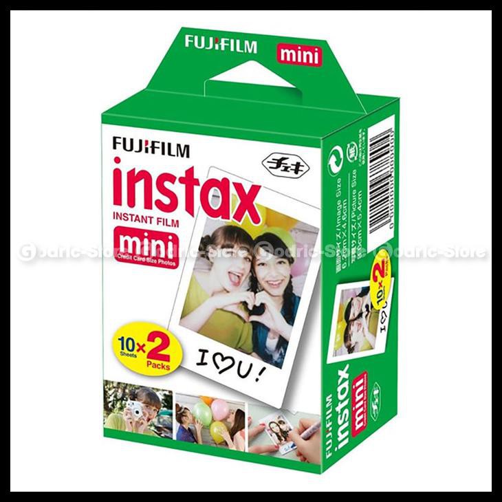 MURAH MERIAH FUJIFILM REFILL INSTAX MINI FILM TWINPACK PLAIN - 20 LEMBAR 