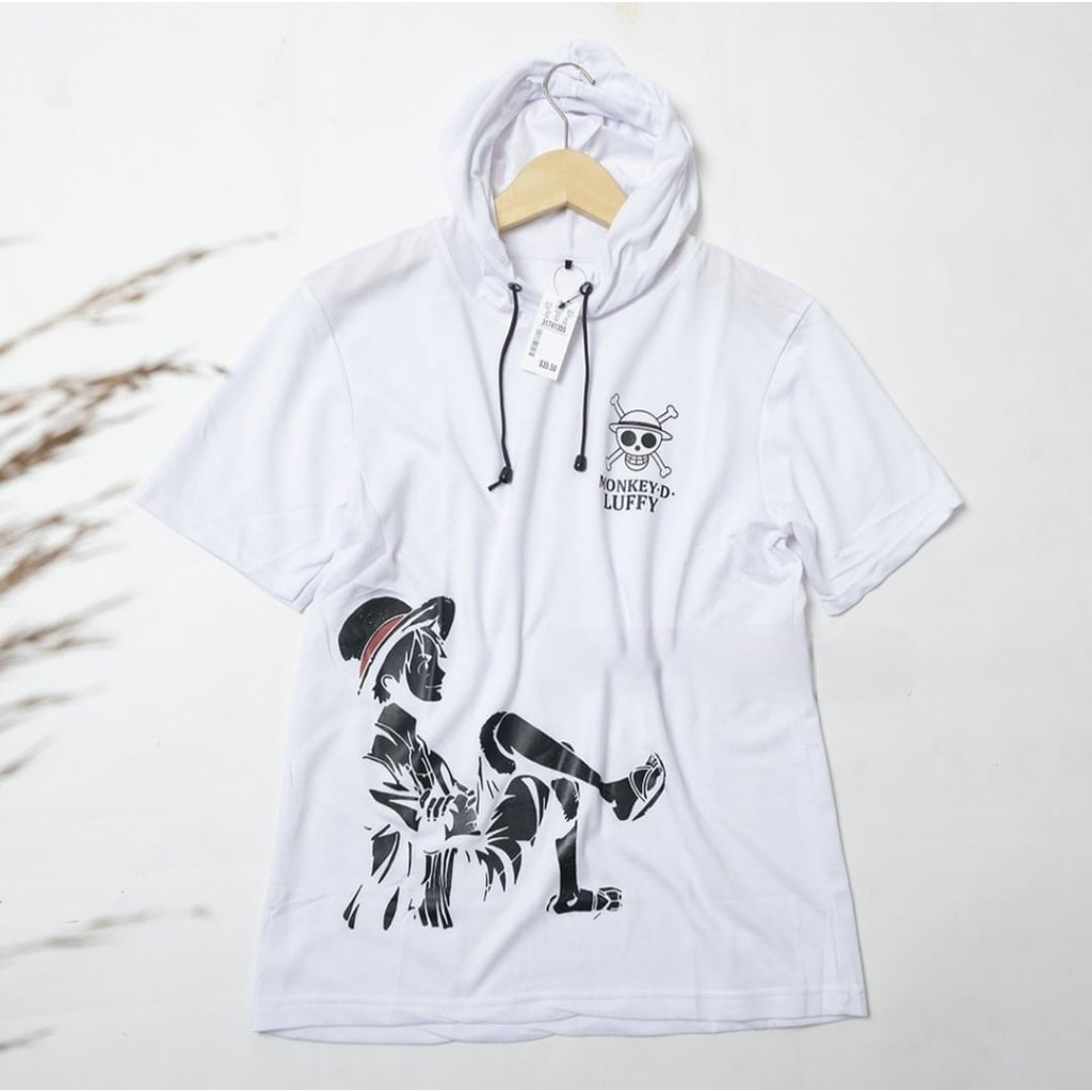 Kaos Hoodie Lengan Pendek Pria / Baju Hoodie Pria / Kaos Bertopi Lengan Pendek / Kaos Pria Terbaru