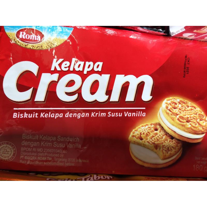 

Roma Kelapa Cream 180 gr