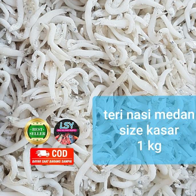 

Ikan Asin Teri Nasi Medan / Tn Putih / Size Jumbo 1Kg