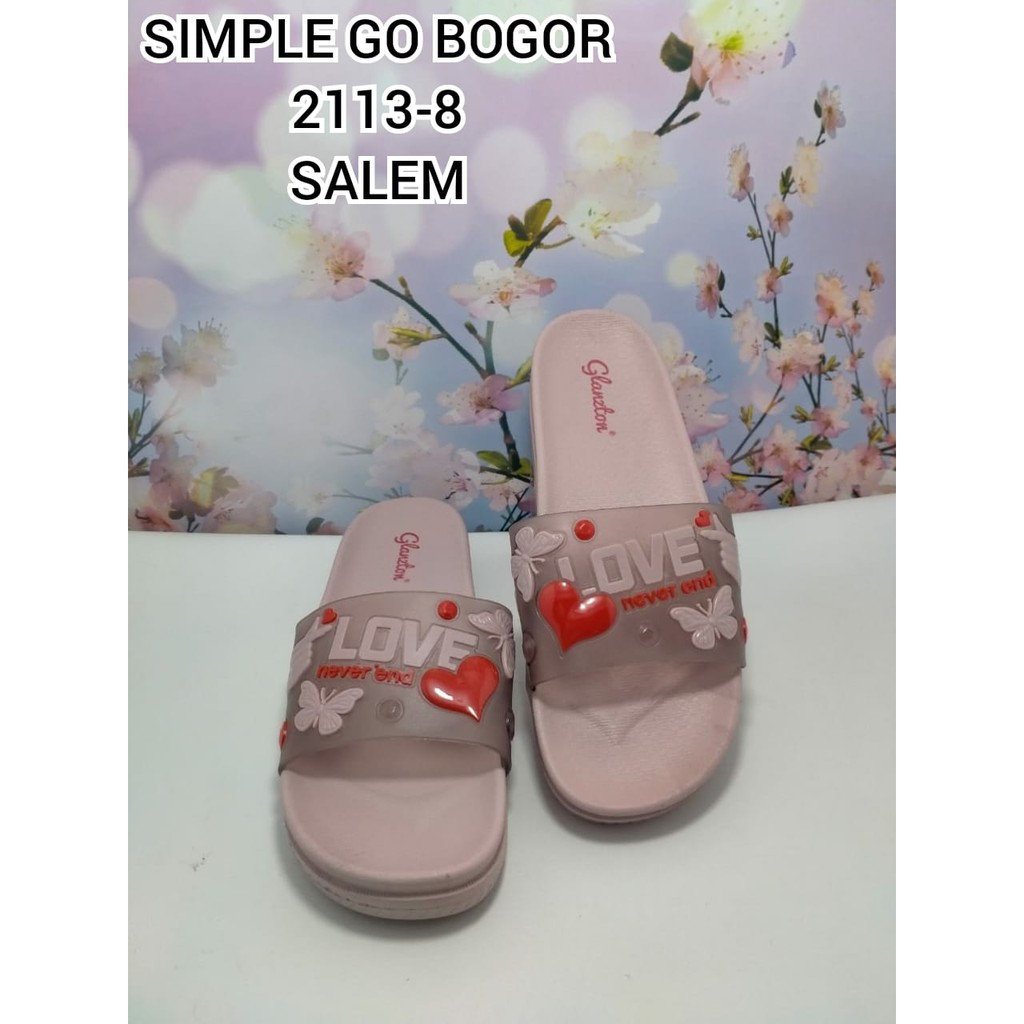 SANDAL WANITA IMPORT KASUAL GLANZTON 2113-8 37-41