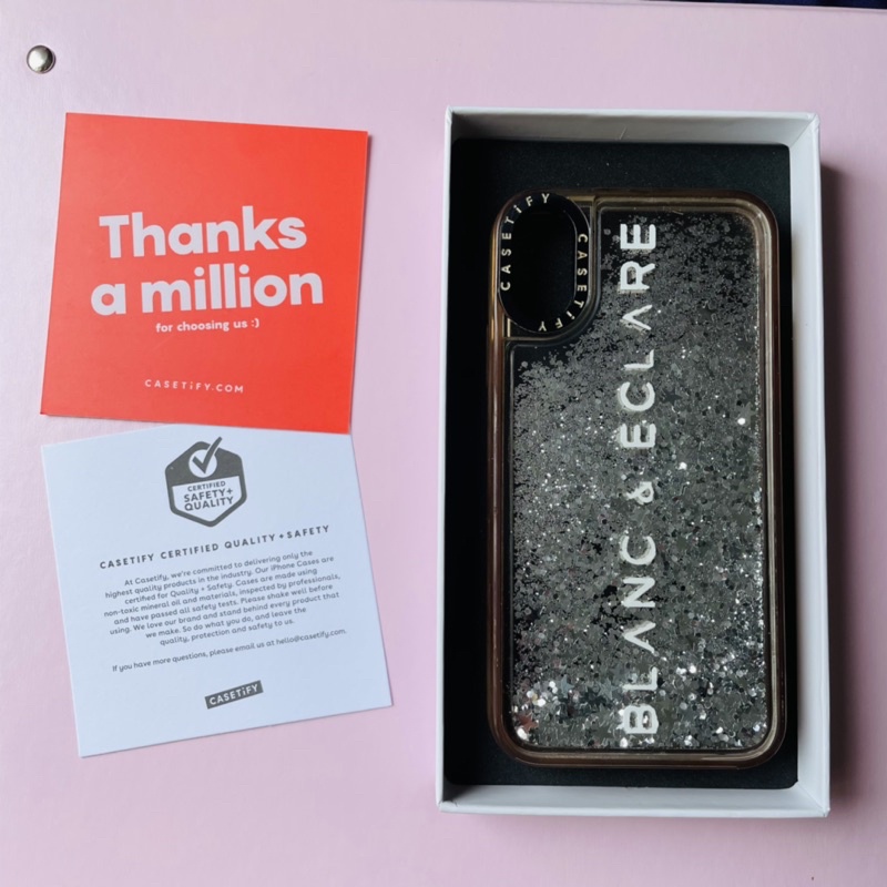 (Preloved) CASETIFY Blanc Eclare Jessica Jung Second Original iPhone X/XS