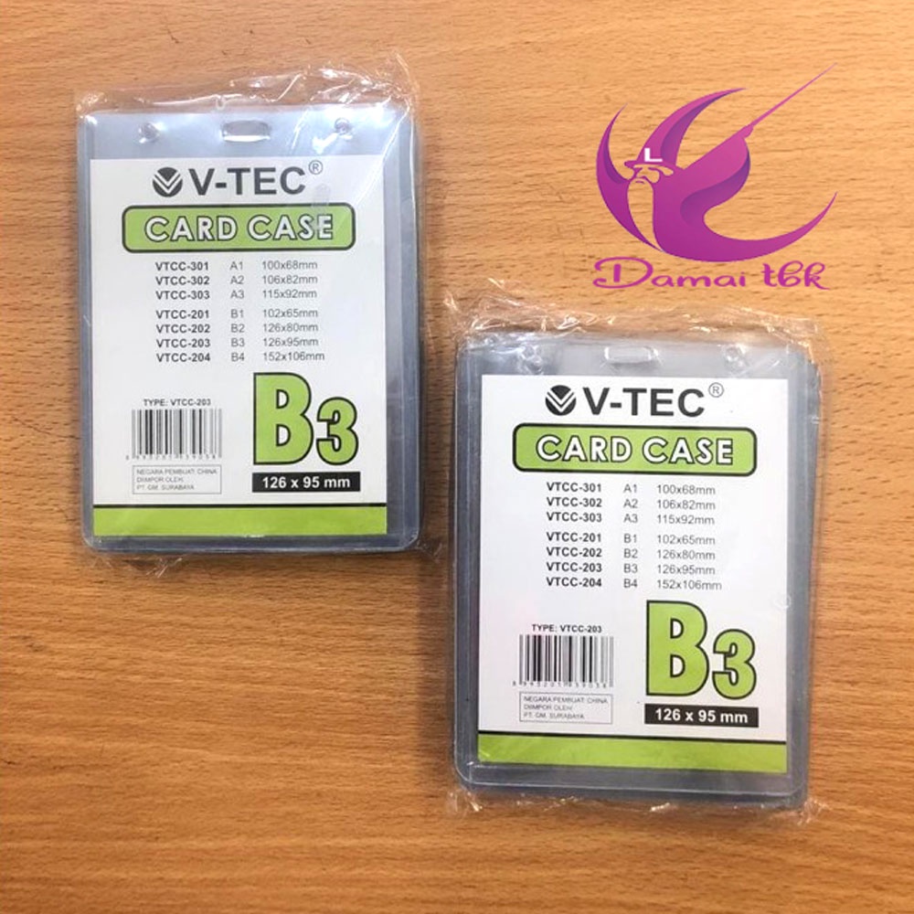 

Plastik ID Card B3 / Card Case B3 / Plastik Panitia 1Pak Isi 20 pcs