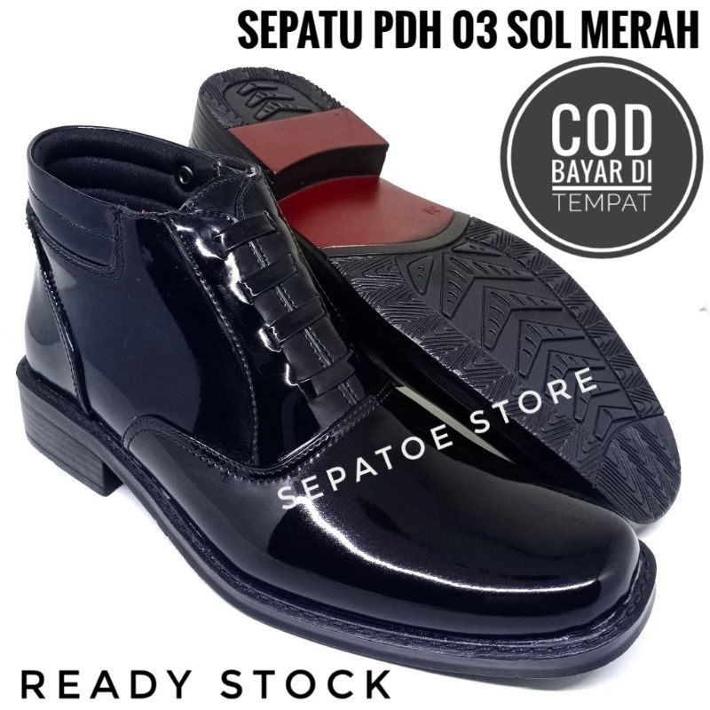 SEPATU PDH TNI SEPATU PDH POLRI SEPATU PDH PRIA SEPATU PDH SECURITY KILAP 03