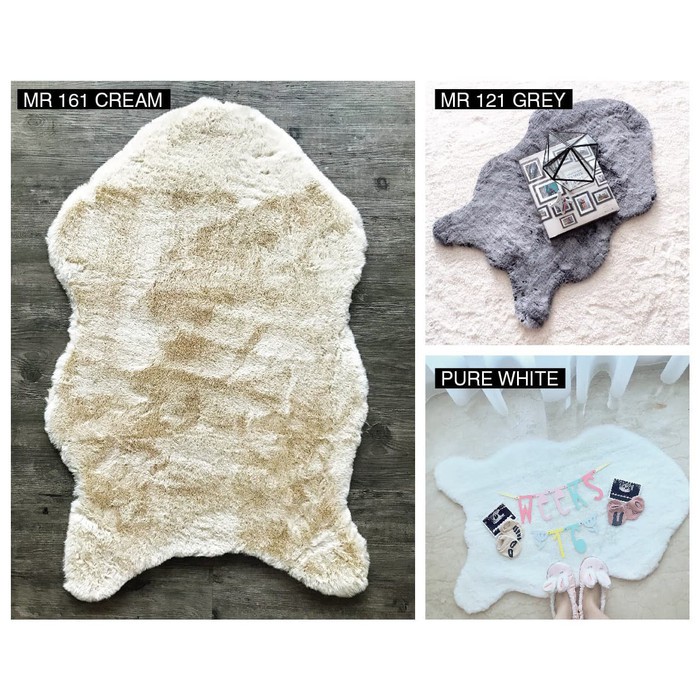 

Background Alas Foto / Dekorasi - Imitation Fur 60 x 90 cm