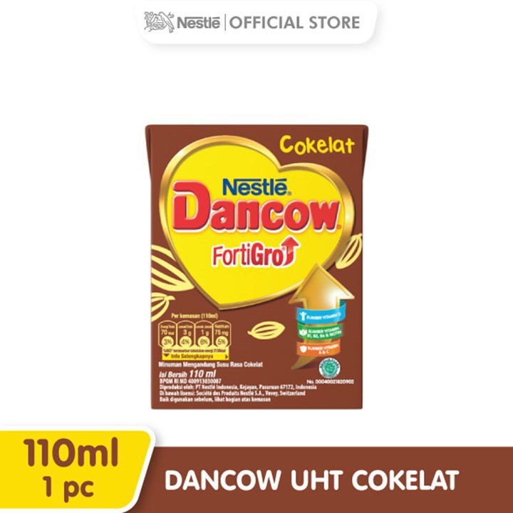 

Dancow Coklat Fortigro Excelnutri+ UHT 110 ml
