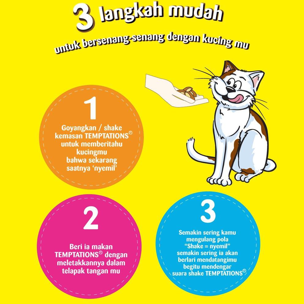 KODE X203 TEMPTATIONS Snack Kucing 85g Shopee Indonesia