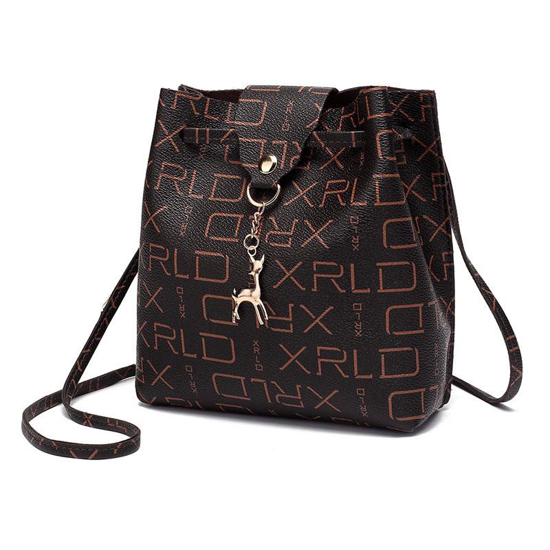 Fashion Women Shoulder Bag XRLD Pattern Tas Slempang Mini Wanita Murah Import