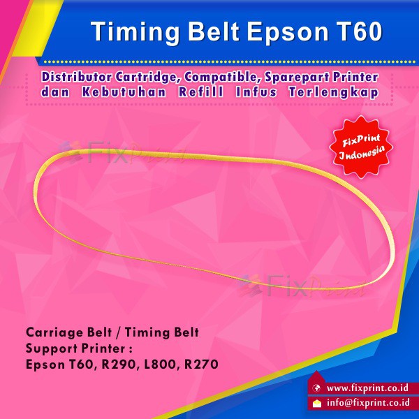 Timing Belt Epson T60 R270 R290 L800 New Original