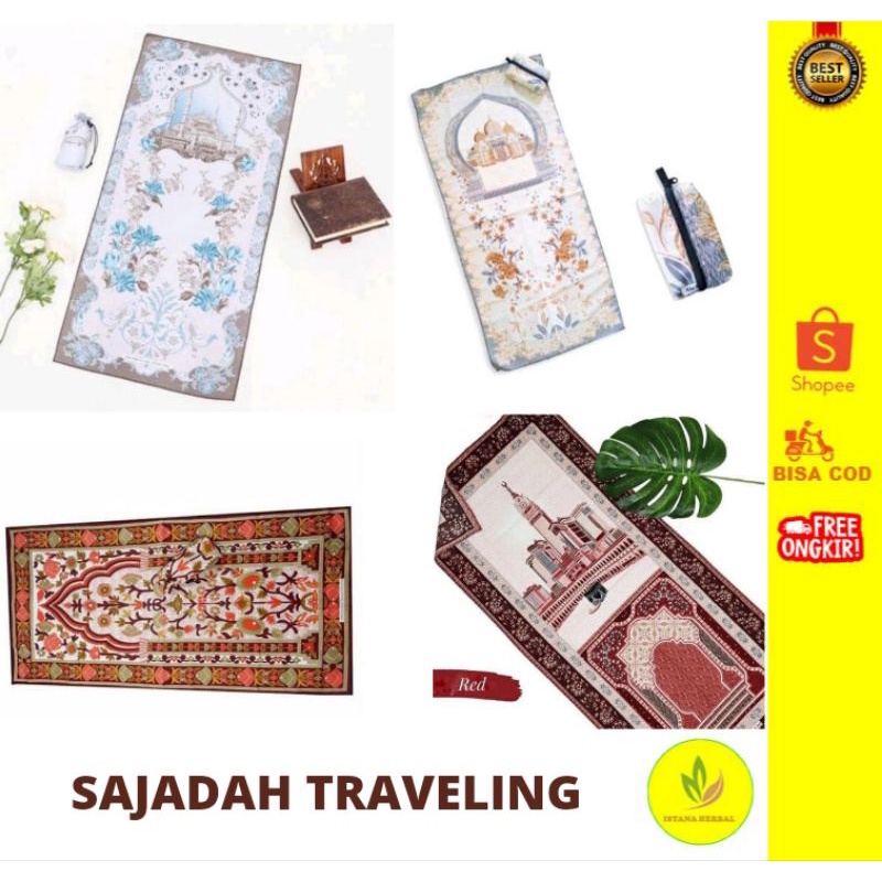 SAJADAH TRAVELING/SAJADAH/SAJADAH POLYESTER/SAJADAH KECIL/SAJADAH RINGAN/SAJADAH KEMANA AJA/SAJADAH 