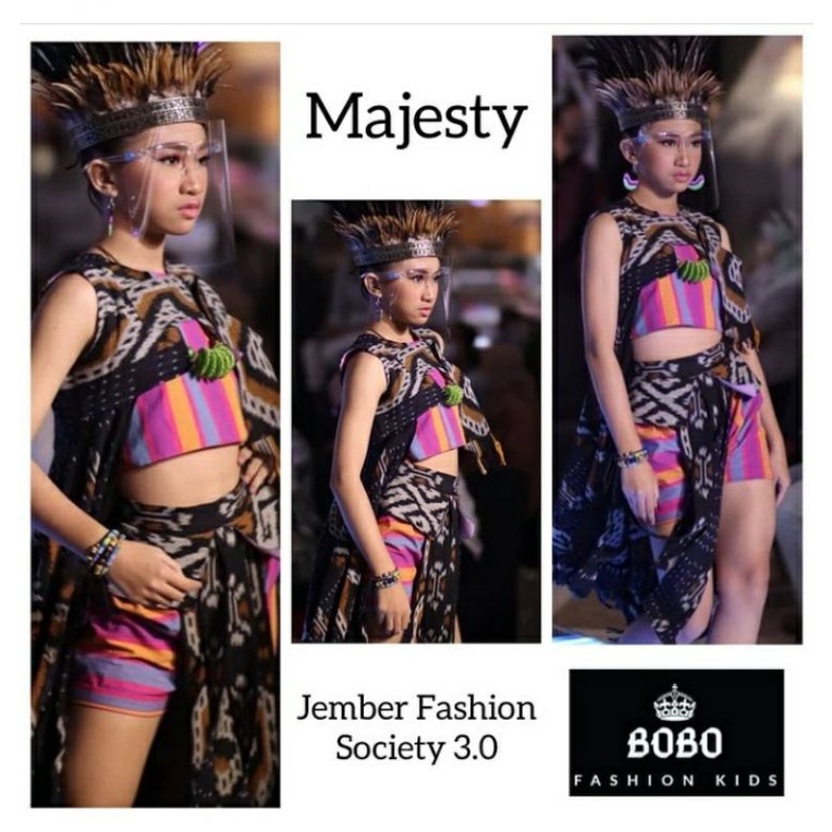 Baju Tenun Fashion Show Anak Baju Tenun  Anak Buat Fashion Show Tenun Anak Full Colous