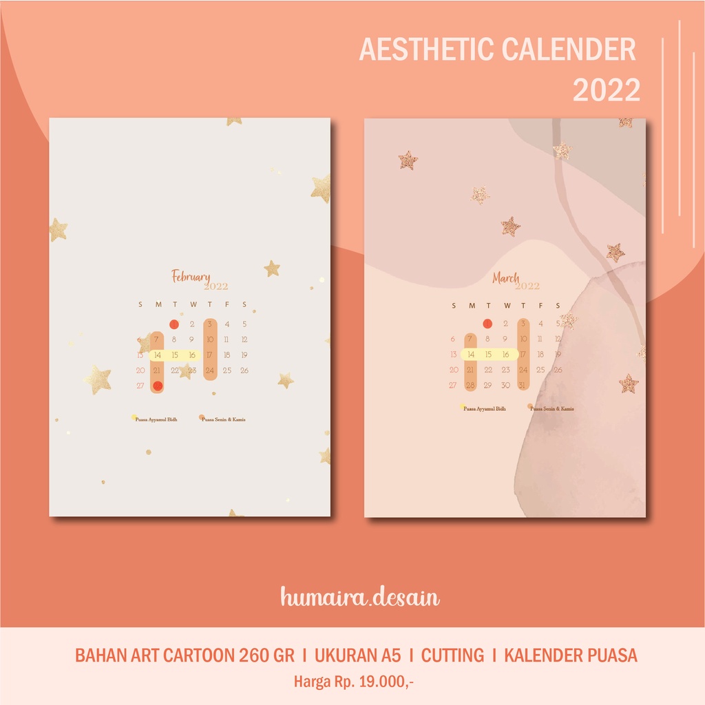 

KALENDER PUASA AESTHETIC 2022 STAR