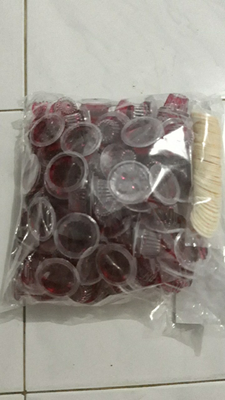 Anggur Perjamuan Kudus + Hosti Ayat Isi 100pcs Merk B&w