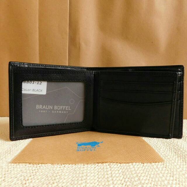 DOMPET PRIA KULIT ASLI  BRANDED BRAUN BUFFEL 01-12