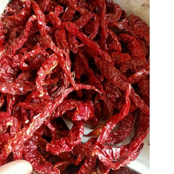

D94✾ Cabe Merah Kering Keriting 500Gram Setengah Kilo Fresh Warna Sangat Merah Barang Terlaris