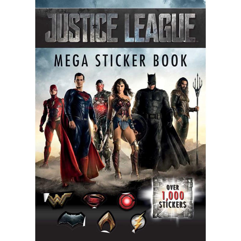 

Buku stiker anak justice league mega 1000 sticker centum bbw murah