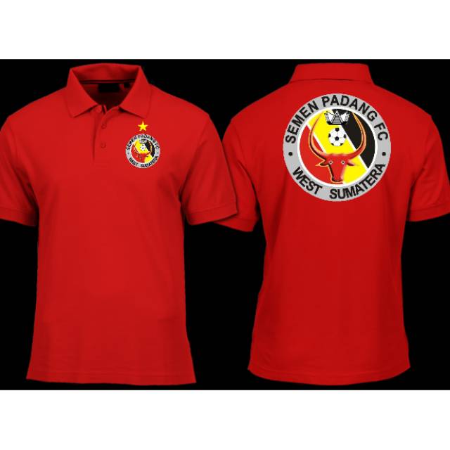 Kaos polo tshirt krah club semen padang. Supertor indonesia. Baju krah semen padang