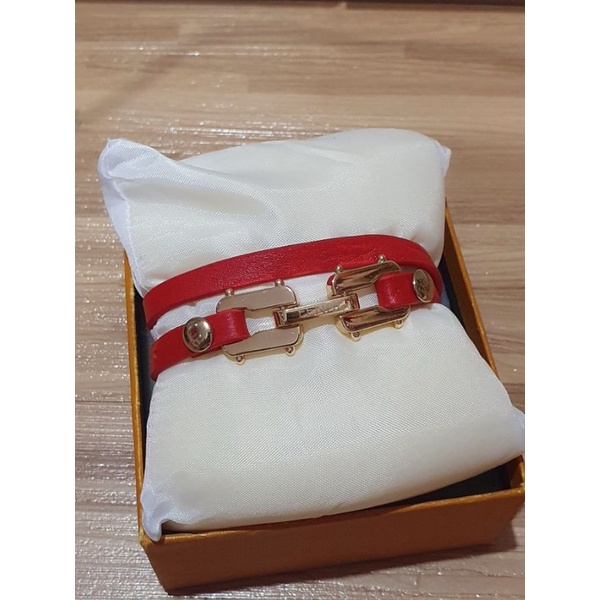 Gelang Premium Quality Model lilit import Gelang tangan kulit Branded Band