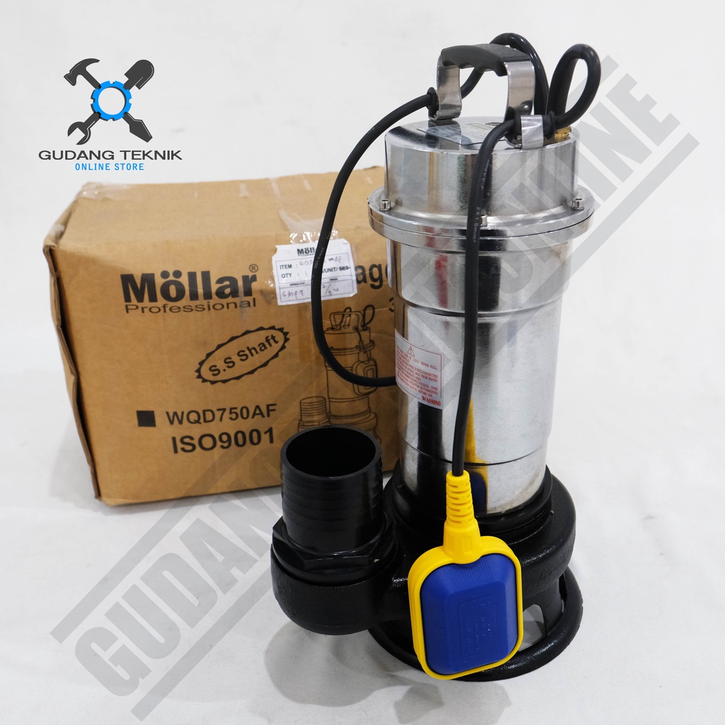 Pompa Celup Air Kotor MOLLAR MLR-WQD750AF / Sawage Pump MLR WQD 750AF