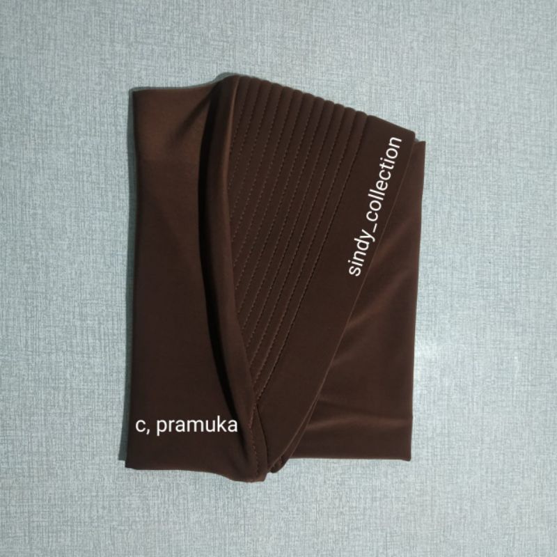 hijab sport/jilbabharian/jilbabinstan/bergo terbaru/hijab sport instan-Pramuka