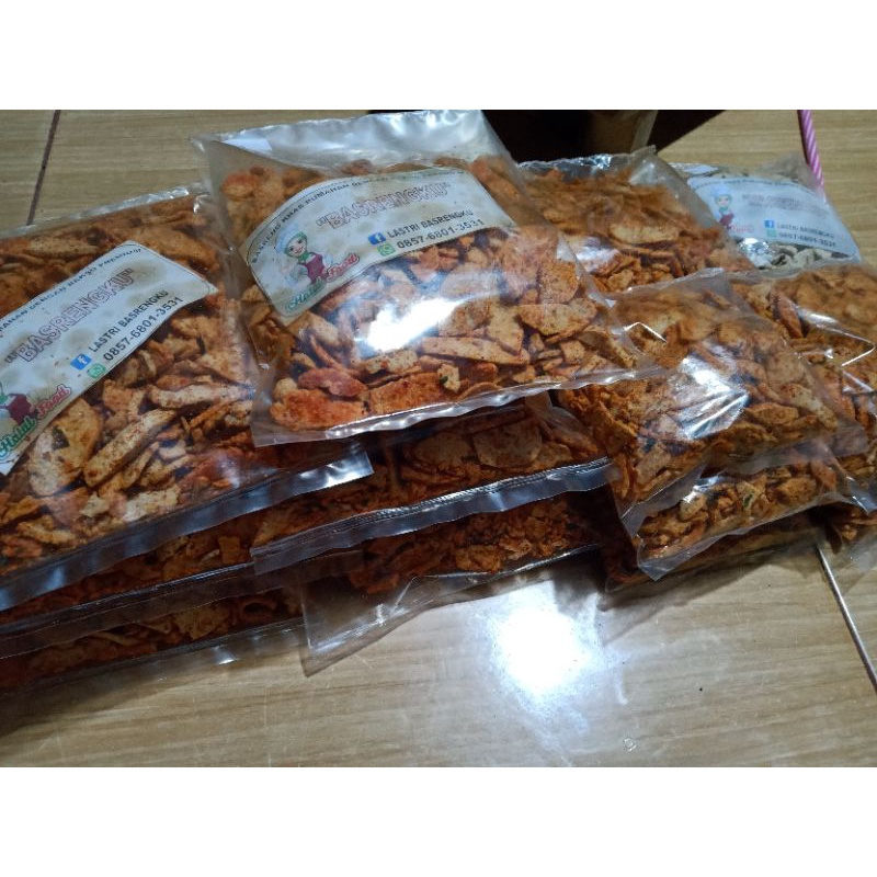 

Basreng Viral, "Basrengku" Pedas, Gurih, Manis. Berat 1kg