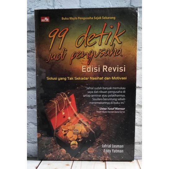 OBRAL BUKU MOTIVASI / Buku Inspirasi / Buku Pengembangan Diri / Buku Perbaikan Diri / ORI-99 Detik jadi pengus