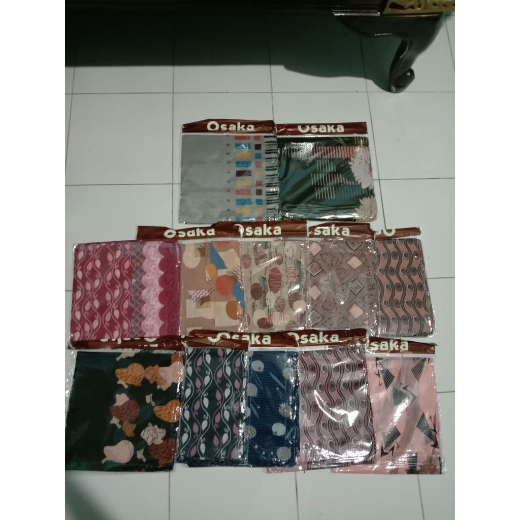 [LOCAL] - Umama OSAKA Versi A campur motif dan campur warna jilbab hijab kerudung Segiempat