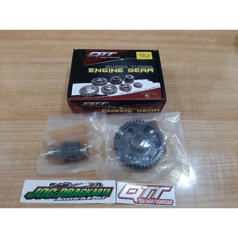 GEAR RASIO VARIO 125 150 PCX 150 CBU 14 43 QTT RACING ORIGINAL