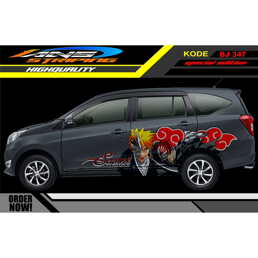 DECAL STICKER MOBIL SIGRA / STIKER MOBIL CALYA, MOBILIO / DECAL STICKER MOBIL