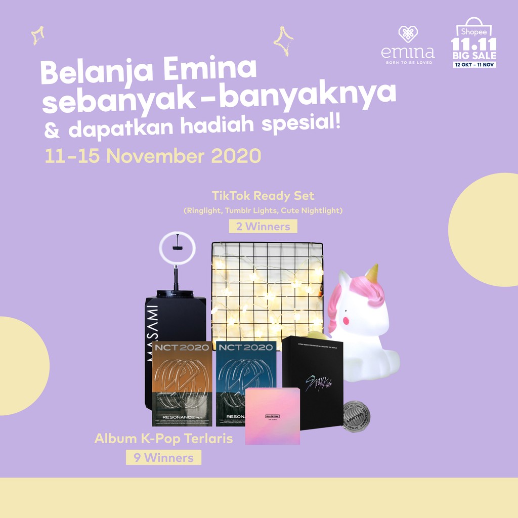 PAKET EMINA SENSITIVE SKIN BESTIE