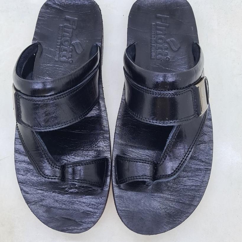 [PROMO 0YN51] Sandal bustong kulit asli Finotti VR 01 Stok Banyak