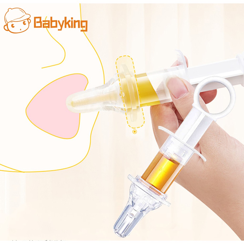 BABYKING Dispenser Spuit Bentuk Suntikan untuk Pemberian 