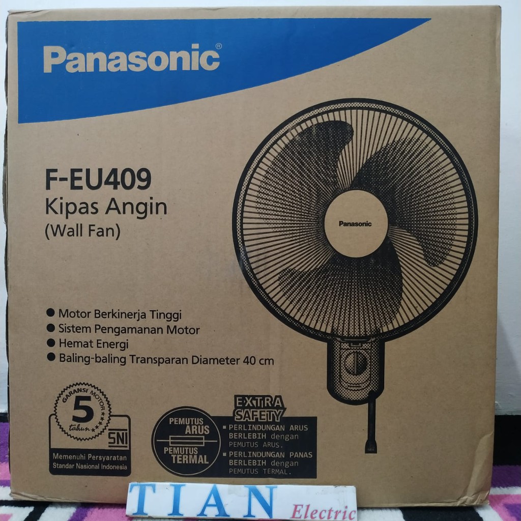 PANASONIC F-EU409 Wall Fan / Kipas Angin Dinding 16 Inch