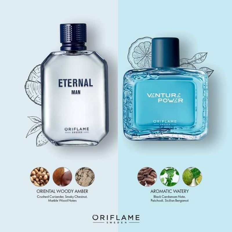 Parfum Pria Eternal Man Edt, Dark Wood, Be The Wild Legend Edt,Venture Power Edt,Excite Force Edt