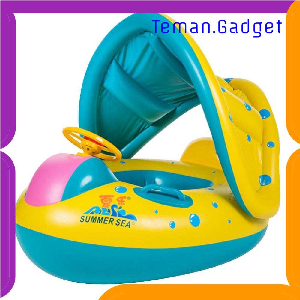 TG-ICA DHDH Pelampung Kolam Renang Bayi Ring Floating with Canopy - TD1083A