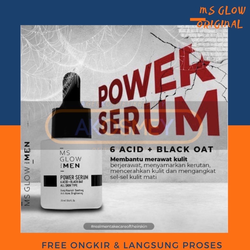 SERUM MS GLOW FOR MEN [ ORIGINAL 100% ]