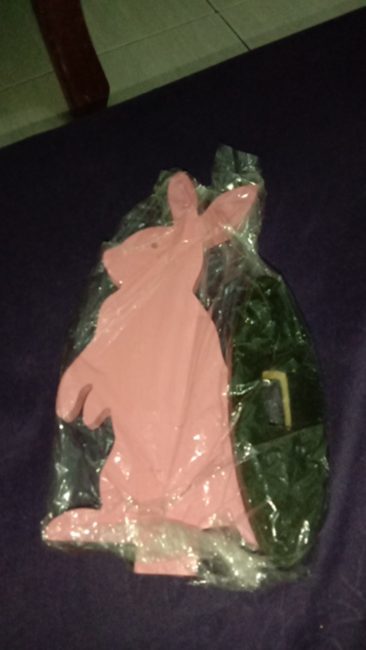 Hiasan Kayu Kelinci 18,5 X 12 Cm