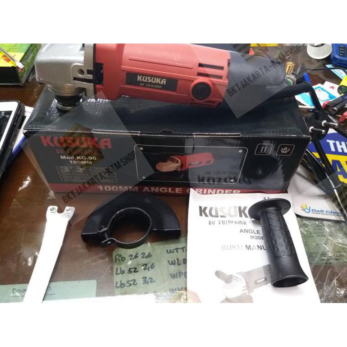 MESIN GERINDA KUSUKA KG 60 MURAH POTONG BESI GERGAJI KAYU BY FUJIYAMA