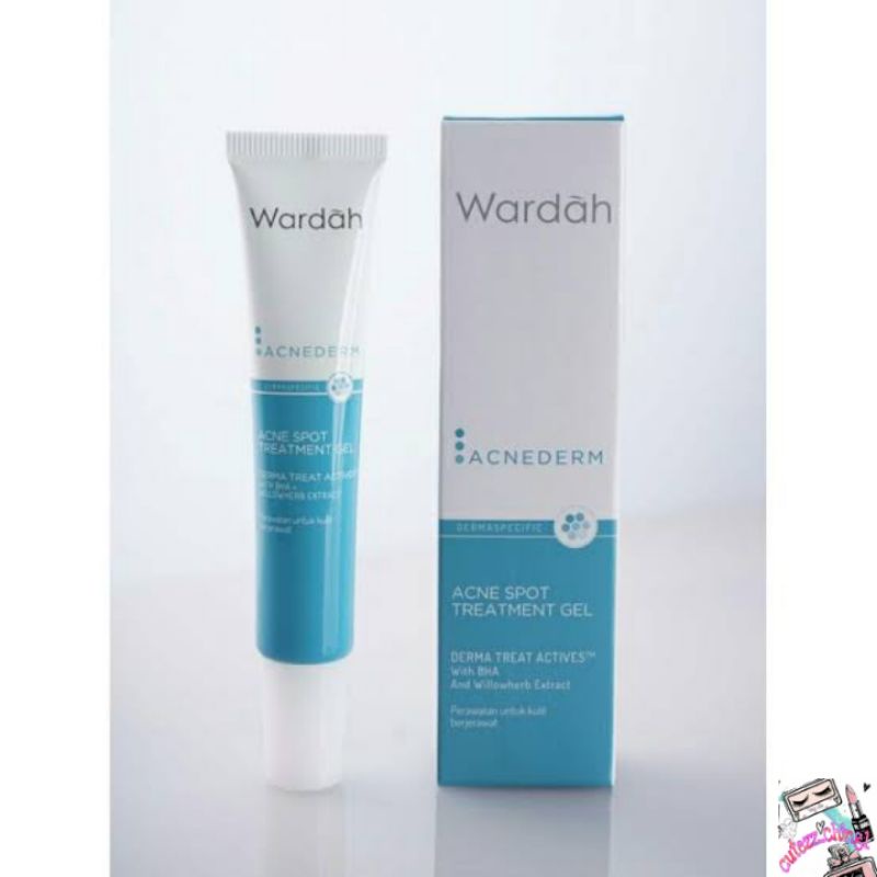 ☃Cutezz_Ching1☃Wardah Acnederm Spot Treatment Gel 15ml