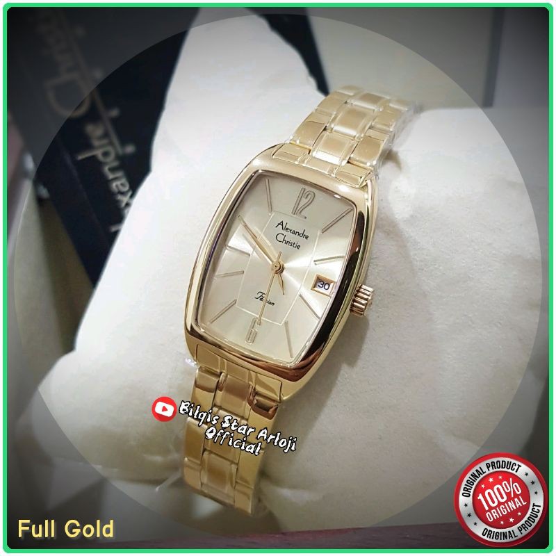 Alexandre Christie Wanita Kotak Ac 2456 Tali Rantai Original 100%