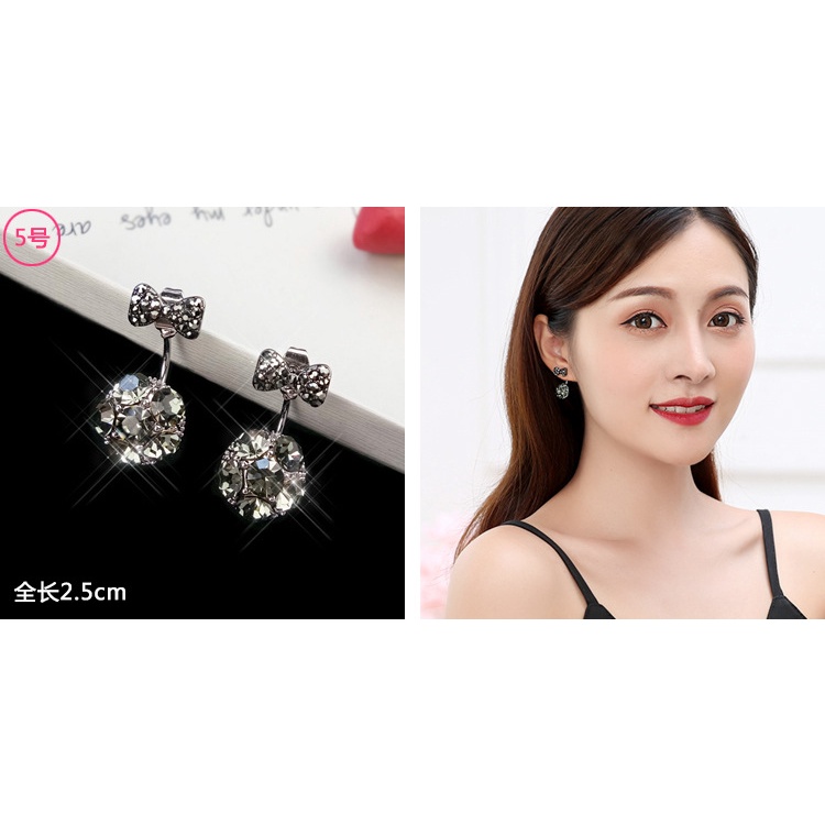 Korea all-match temperamental stud anting-anting internet influencer anting-anting wanita panjang li