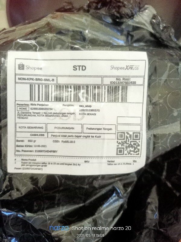 Frypan Set Maspion Teflon 18 & 23 Cm Anti Lengket 2in1 Fry Pan Penggorengan Grosir