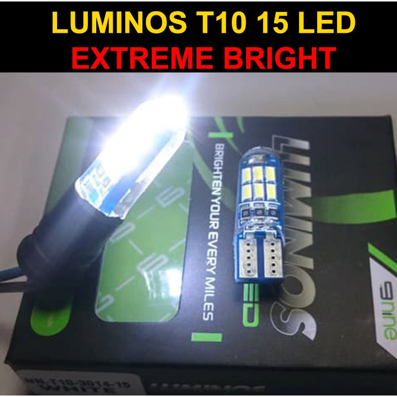 Lampu LED Senja VIXION LED (putih) LUMINOS T10 15 LED Kota / Kecil-3