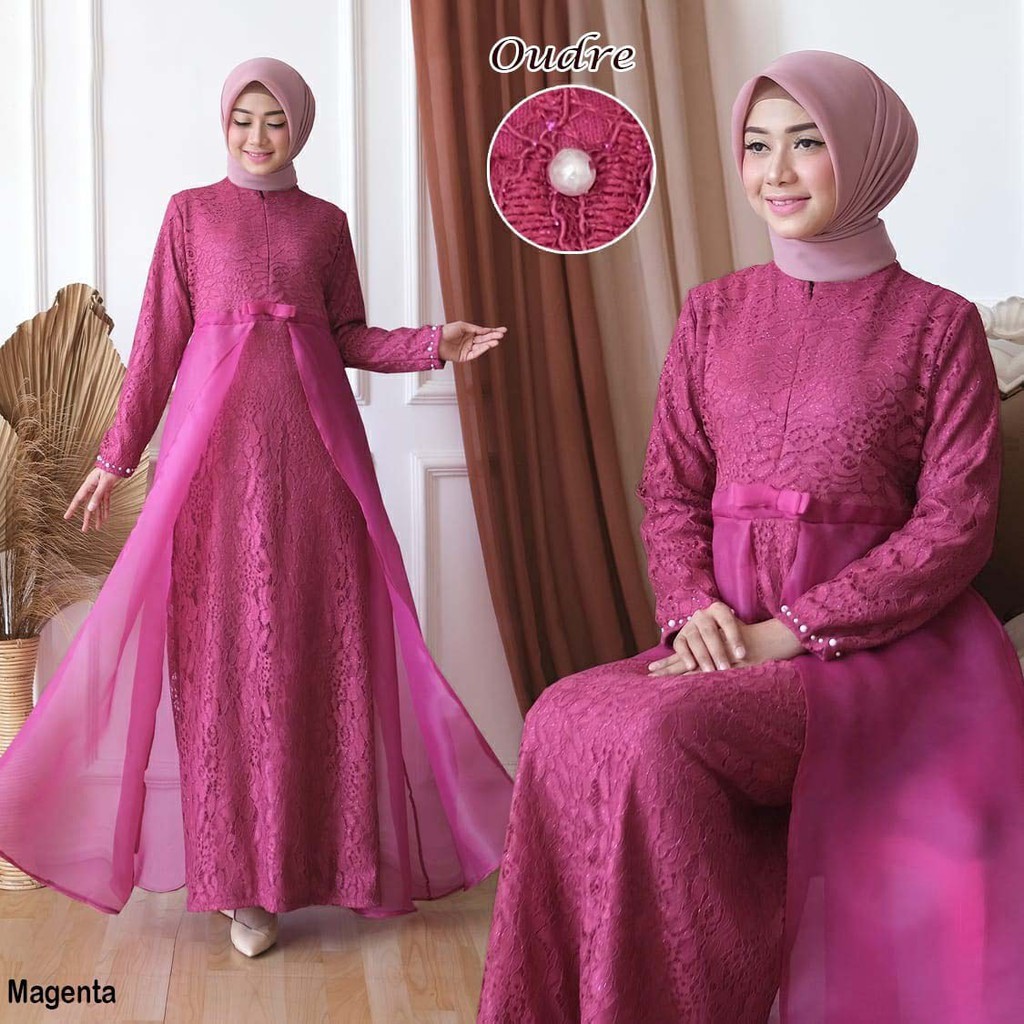 GAMIS PESTA OUDRE / BAJU MUSLIMAH PESTA / SERAGAMAN BRIDESMAID / BRIDESMAID DRESS