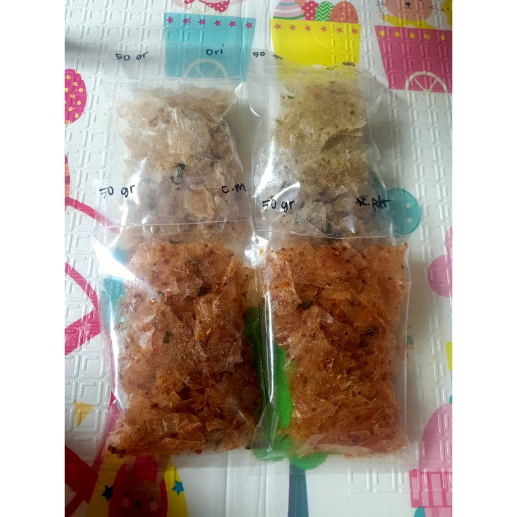 

(50 Gram) KERIPIK KACA / KERIPIK BELING / KRIPCA