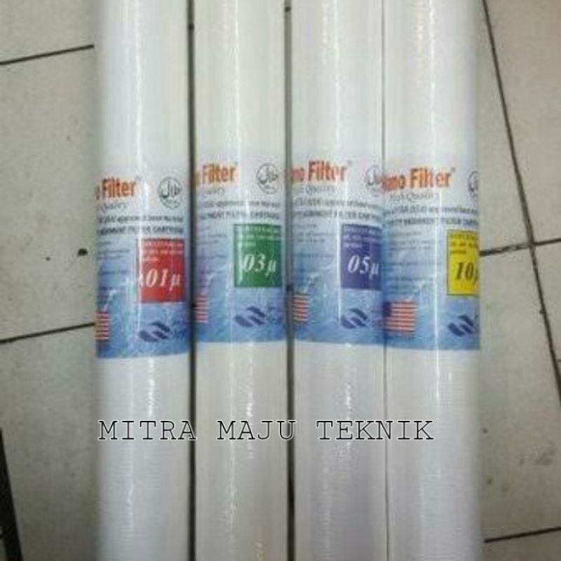 Catridge Filter Nano 20" Sediment Filter Air Nano"Filter nano spoon