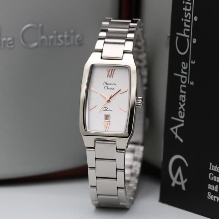 ALEXANDRE CHRISTIE ORIGINAL AC2455 SILVER PUTIH