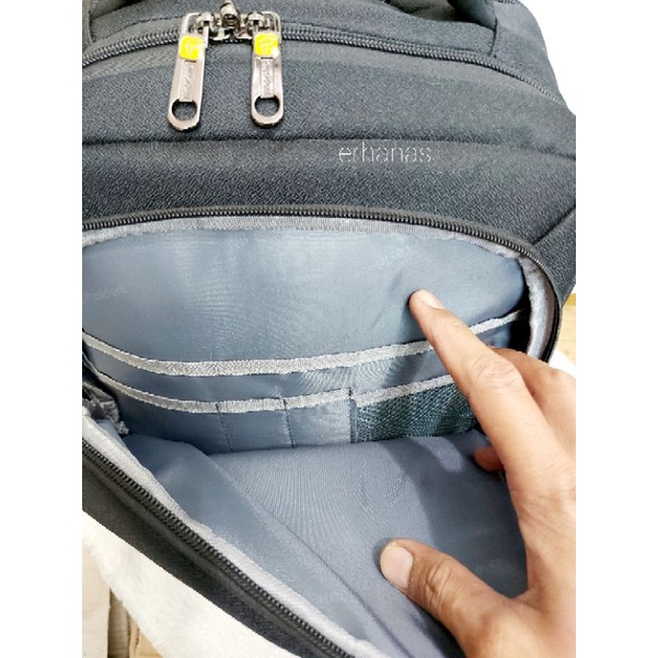 RANSEL PRESIDENT 007 TAS LAPTOP ada lubang untuk USB