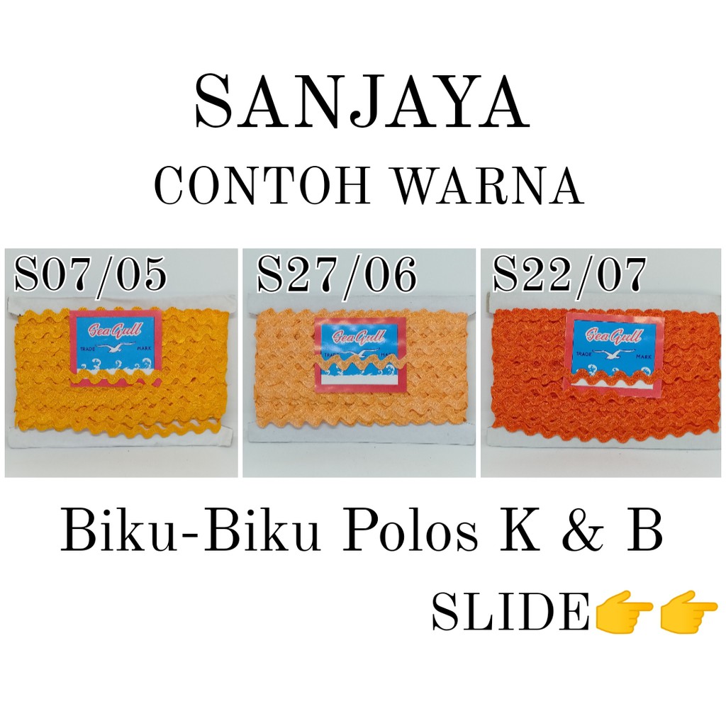 BIKU BIKU / TALI CHOKER / PITA CHOKER / RENDA ZAG ZAG / PITA ZIG ZAG / MISC BIKU POLOS BESAR &amp; KECIL