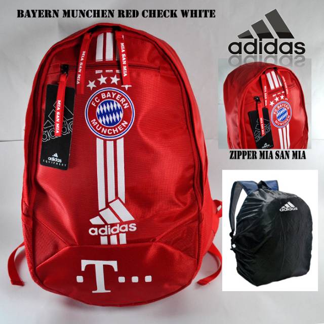 Ransel TasRansel Adidas Bayern munchen Red taspunggung anak sekolah kuliah olahraga kerja murah